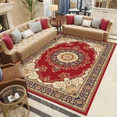 Imagem de Tapetes multicoloridos – Tapetes de área modernos com padrões abstratos tapete médio de área de pilha 50,8 x 81,2 cm