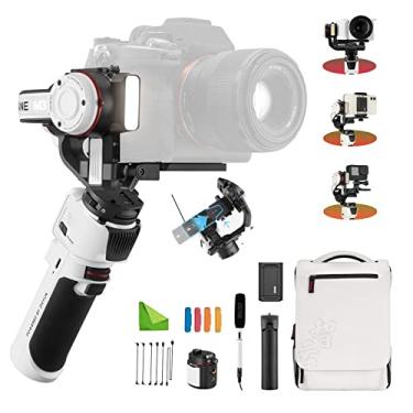 Imagem de Zhiyun Crane M3 Pro versão 3 eixos estabilizador de cardan portátil para câmeras sem espelho, compatível com sony a6600, a6100, a6000, rx100 m7, gx85, para gopro hero10/9/8 5/6/7, iphone 13 12 xs-pro