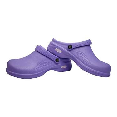 Imagem de Sandália feminina Ultralite Natural Uniforms com alça, mule de trabalho médico de amamentação, Lilac, 11