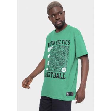 Imagem de Camiseta Nba Plus Size Since Time Boston Celtics Verde