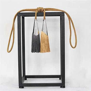 Imagem de Escova de cortina borla franja pendurada cinto bolas acessórios para cortina amarração para amarração decoração do quarto, 03,2 peças
