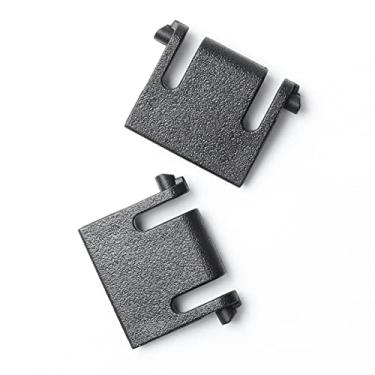 Imagem de LICHIFIT 2 peças de substituição de pé de perna inclinada para Corsair K66 K68 K55 conjunto de pés de montagem de teclado mecânico peça de reposição