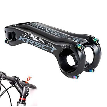 Imagem de Yajun Extensor de garfo de liga de alumínio para guidão de bicicleta de estrada 20 graus 28,6 x 31,8 mm 80/90/100 mm peças de ciclismo, preto, 100 mm