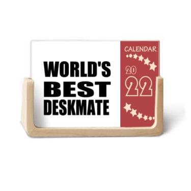 Imagem de Calendário de mesa World's Best Deskmate para formatura temporada 2022 12 meses