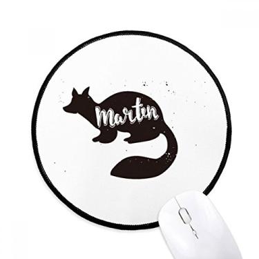 Imagem de Marten Mouse pad de animal preto e branco para computador