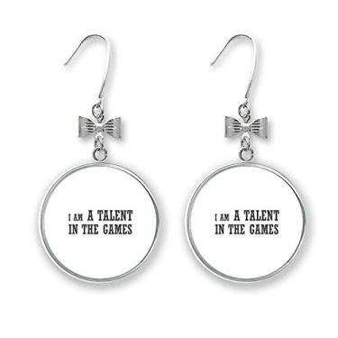 Imagem de Brincos de laço da moda I Am A Talent Games Art Déco, Cerâmica, Na