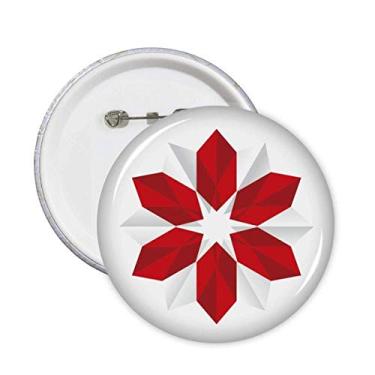 Imagem de Broche abstrato com estampa de origami, broches, botões, emblema, acessório, decoração, 5 peças