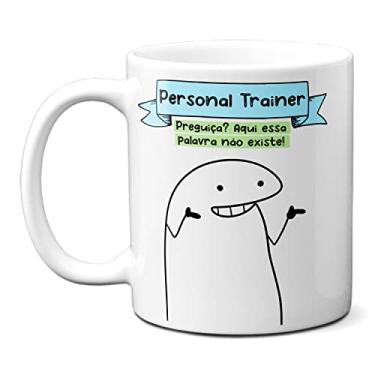 Imagem de Caneca Personal Trainer A Vida Dá Um Peso Levanta E Agacha (Branca)