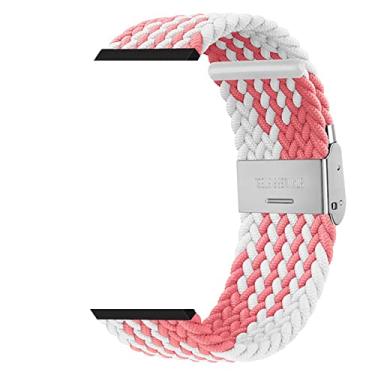 Imagem de HAZELS Pulseiras de relógio de nylon trançado com fivela elástica para Garmin Fenix 7 7X 6 6X Pro 5X 5 3HR 945 S60 S62 Pulseira de liberação rápida Correias de nylon (Cor: Z, Tamanho: Quickfit 26mm)