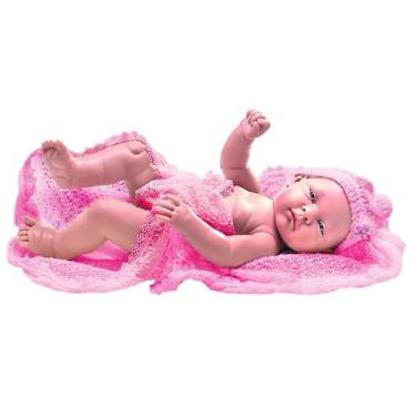 Boneca Bebê Reborn Recém Nascida Menina Silicone Macio 55 Cm em Promoção na  Americanas