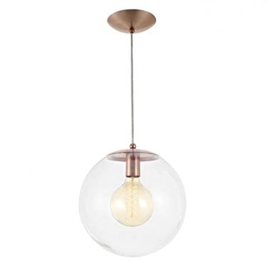 Imagem de Pendente Esfera Madelustre Vidro Cristal Metal Cobre