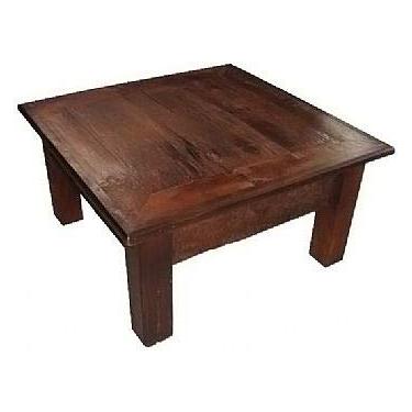 Imagem de Mesa de Centro Rústica Danny em Madeira de Demolição - Cód 177