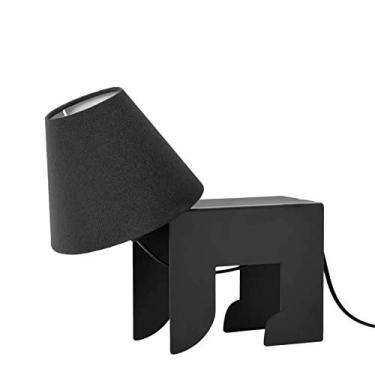 Imagem de Luminaria de Mesa Pictograma Dog Preto