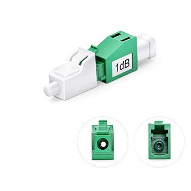 Imagem de Jeirdus 5 peças/lote 1dB LC/APC fêmea para macho atenuador de fibra óptica LC modo único simplex fixo.
