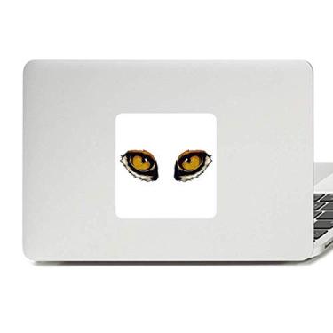 Imagem de Adesivo de vinil para decoração de olhos de raposa de desenho animado de animal para laptop decoração de PC