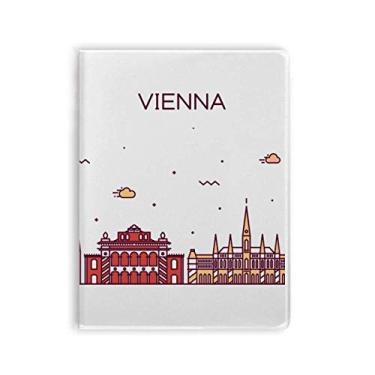Imagem de Diário de capa macia para caderno com estampa de marco plano Vienna Austria