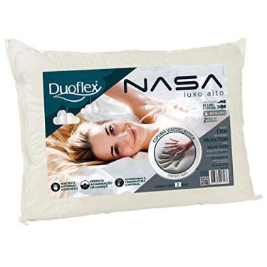 Imagem de Travesseiro Nasa, Luxo Alto, Bege, 50x70 cm, Duoflex