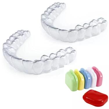 Imagem de Dental Guard - Placa de Bruxismo 1 + 1 com Caixa - São Duas Placas com Estojo Par + Caixa