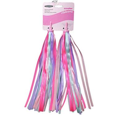 Imagem de Par Apertos De Fitas De Borla Bicicleta Infantil Borla De Guidão De Bicicleta Streamers Infantis Borlas De Aperto Agarra Serpentinas Roxo Material De Decoração Garota