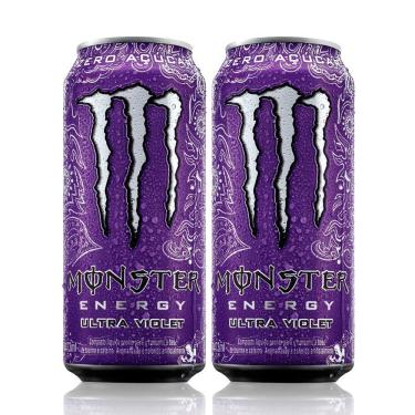 Imagem de Kit 2 Energético Monster Energy Ultra Violet 473ml