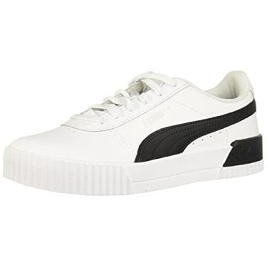 Imagem de PUMA Carina Tênis feminino, Puma White-puma Black-puma Silver, 5.5