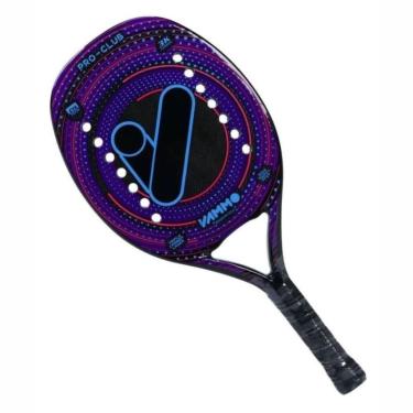 Imagem de Raquete Beach Tennis Vammo Pro Club Full Carbono 3k - Roxa-Unissex