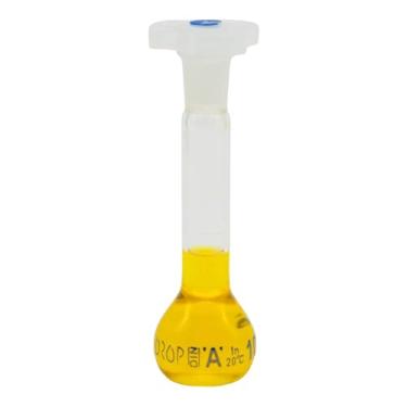Imagem de Balão Volumétrico 5ml Vidro Com Rolha De Polietileno 5 Ml - sku DG01621A-5