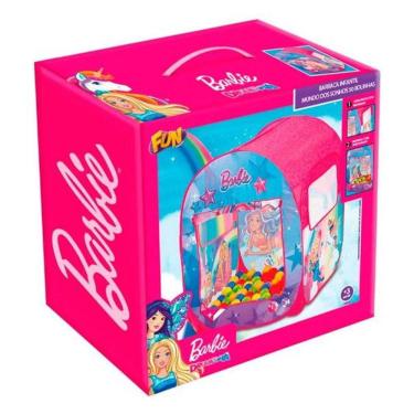 Imagem de Funf0006-8 Barbie Barraca Infantil Mundo Dos Sonhos Com 50 Bolinhas