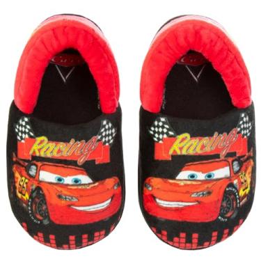 Imagem de Lightning McQueen Boys Slippers | Indoor Warm Plush Slippers