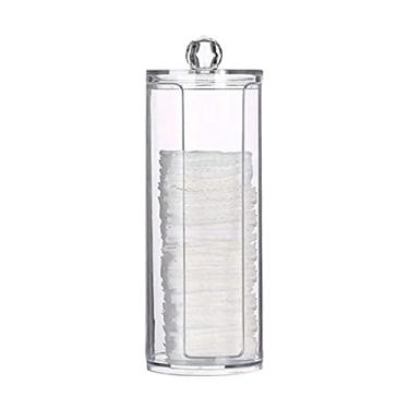 Imagem de Porta Algodão em Acrílico Organizador Limpeza Maquiagem