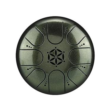 Imagem de CIADAZ 5 Polegada tambor de língua de aço 8 notas tambor handpan com tambor mallet dedo picaretas percussão para meditação yoga
