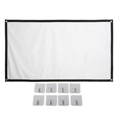 Imagem de Tela Do Projetor, Telas De Filmes Do Projetor De 100 Polegadas, Telas Do Projetor Laváveis ​​portáteis, Tela De Projeção Anti-rugas Dobrável Para Ambientes Internos E Externos