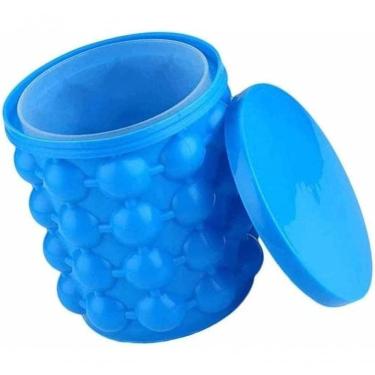 Imagem de Balde Gelo Silicone Ice Balde Forma De Gelo Faz 40 Cubos