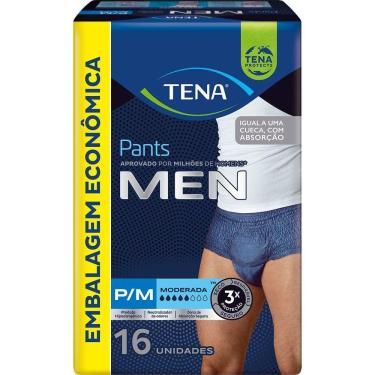 Imagem de Cueca Descartável Tena Pants Men P/M 16 Unidades