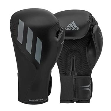 Imagem de adidas Speed TILT 150 – com nova tecnologia de inclinação – para homens, mulheres, unissex – para boxe, saco de pancada, Kickboxing, MMA e treinamento – (Metro preto/cinza, 236 g)