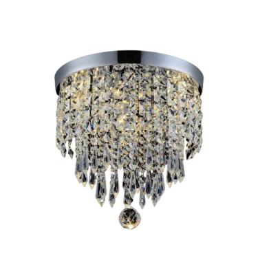 Imagem de Lustre Plafon Pedras Cristais Lapidadas Pingente Jade Life