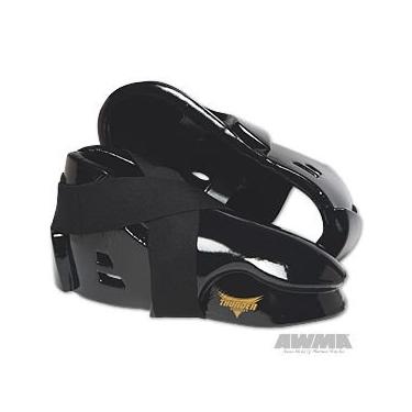 Imagem de (Medium (Foot: 23cm - 0.6cm ), Black) - ProForce Thunder Double Layered Kicks Karate Sparring Shoes