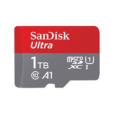 Imagem de SanDisk Cartão de memória 1TB Ultra MicroSDXC UHS-I com adaptador - 120MB/s, C10, U1, Full HD, A1, Cartão Micro SD - SDSQUA4-1T00-GN6MA