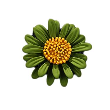 Imagem de Broche de flor de margarida multicolorido, broche de lapela de terno de girassol, rosa amarelo branco sol vestido decote broche esmalte margarida casaco colarinho broche para mulheres meninas homens