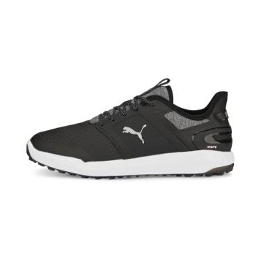 Imagem de PUMA Tênis de golfe masculino Ignite Elevate, Preto/prata, 39