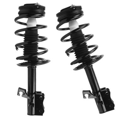 Imagem de PAROD Amortecedor de amortecedor adequado para Nissan Sentra Base 2007-2012, S, SL, SR dianteiro com montagem de mola helicoidal # 172379 172378 lado do passageiro e da direção