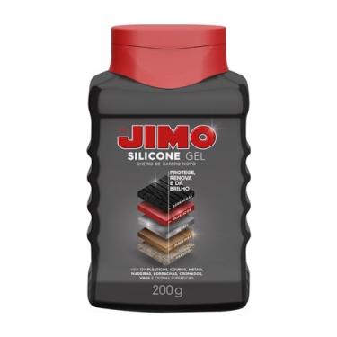 Imagem de JIMO Silicone Gel Protege Renova Lubrifica Cheiro de Carro Novo 200g
