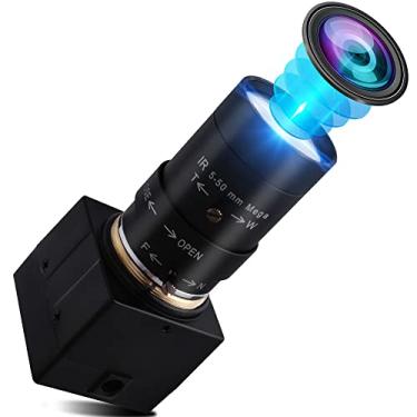 Imagem de IFWATER Câmera USB 1080P 5-50 mm10X teleobjetiva manual, foco de alta taxa de quadros de 100 fps ajustável USB webcam close-up Plug and Play para OpenCV/Zoom/Skype/FaceTime/equipes