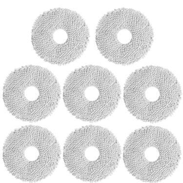Imagem de TIPOPOM Pacote com 8 almofadas de esfregão compatíveis com Dreametech L10s Ultra L10 Ultra L20 Ultra X20 Pro S10 Robot Vacuum, peça de acessório de pano de esfregão molhado