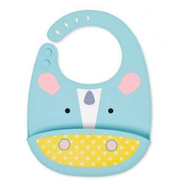Imagem de Babador Skip Hop Zoo Fold Go Silicone Bib Unicórnio