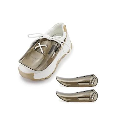 Imagem de QWORK Protetor de metatarso, acessório de segurança para calçados para proteção do metatarso, capa de sapato de segurança para a maioria das botas de trabalho, tamanho universal (1 par)