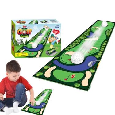 Imagem de Jogo de curling - Jogo de boliche de mesa - Jogo educativo de curling e golfe com tapete para crianças, viagem, divertido, golfe e boliche