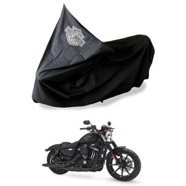 Imagem de Capa Protetora Impermeável Para Moto Harley Davidson - SPTS, Preto,  G