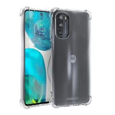 Imagem de Capinha Capa Transparente Motorola Moto G52 Com Bordas Anti Choque - H