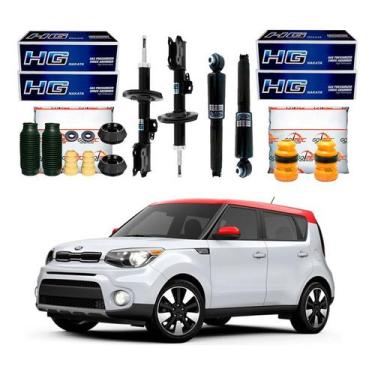 Imagem de Kit Amortecedor Dianteiro Traseiro Kia Soul 1.6 2012 A 2014 - Nakata